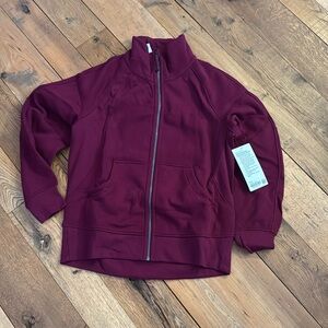 Deep luxe lululemon scuba oversized funnel neck full zip xs/s